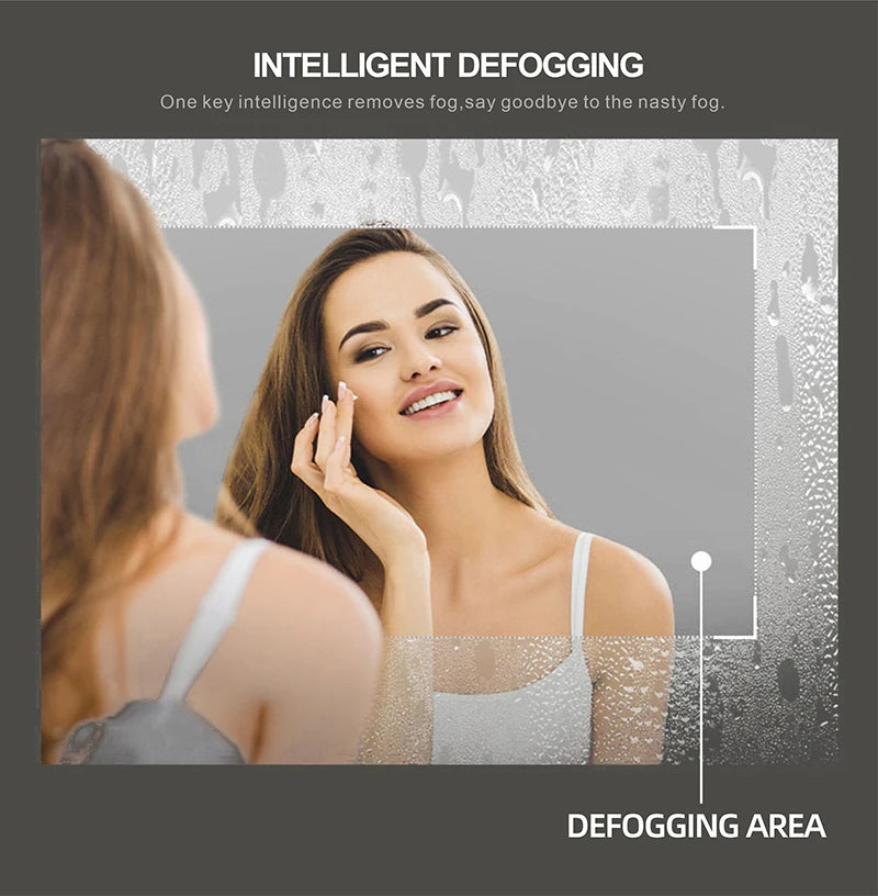 Smart Bathroom Makeup Mirror