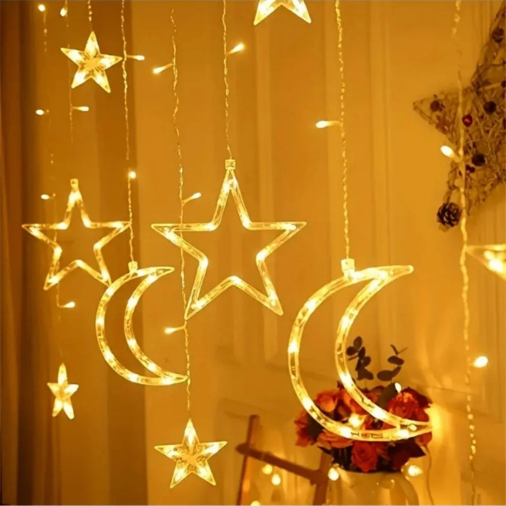LED Star&Moon LED Curtain Light