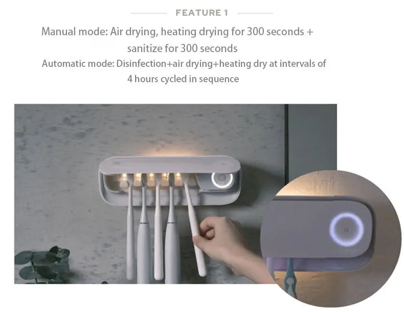 UV Toothbrush Holder