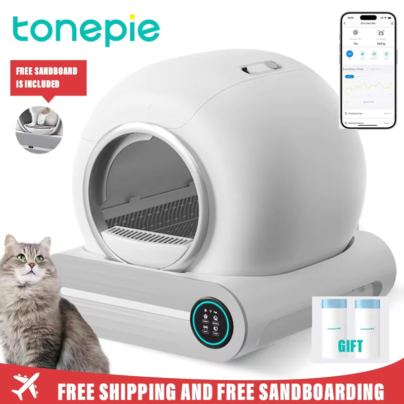 Tonepie SmartClean 65L Cat Litter Box