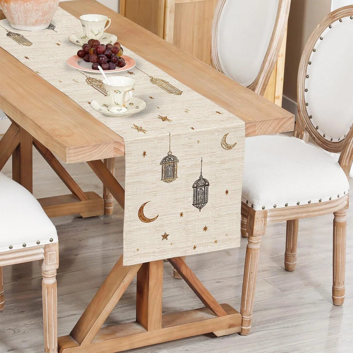 Ramadan Eid Mubarak Polyester Table Runner