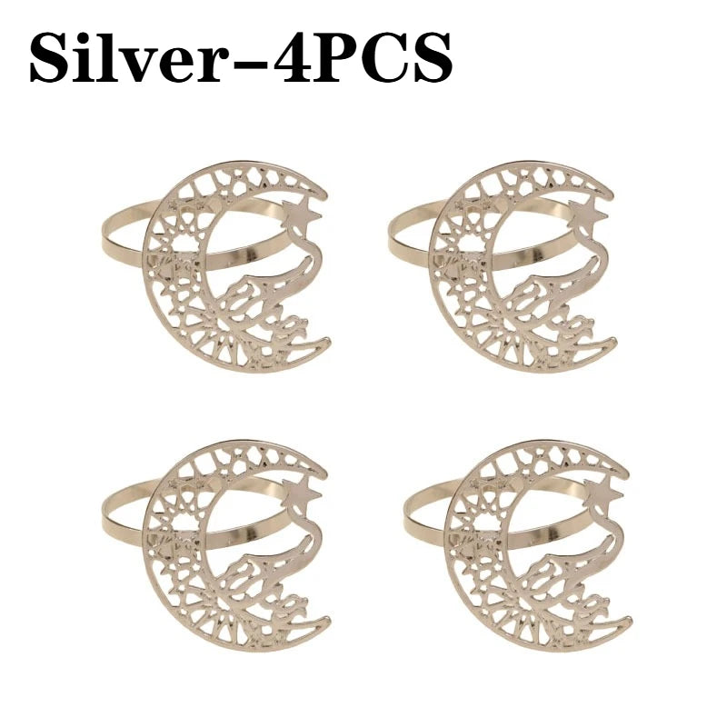 Gold Bismillah Napkin Holders