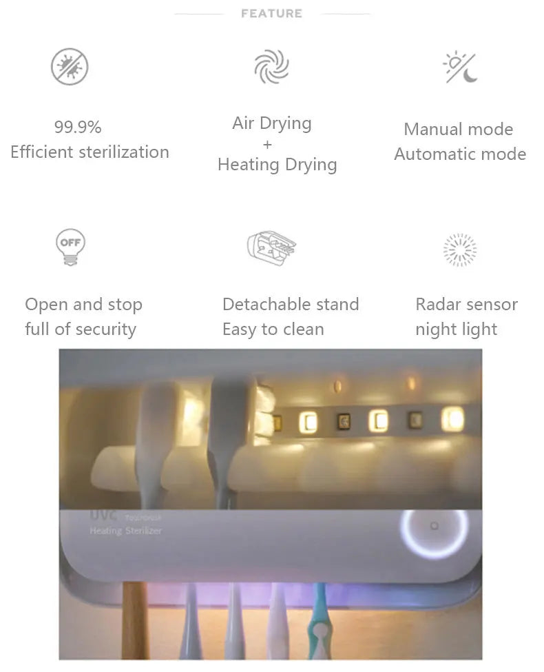 UV Toothbrush Holder