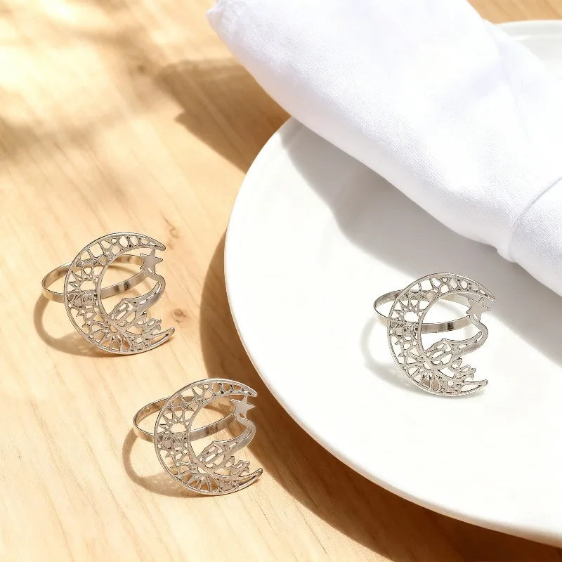 Gold Bismillah Napkin Holders