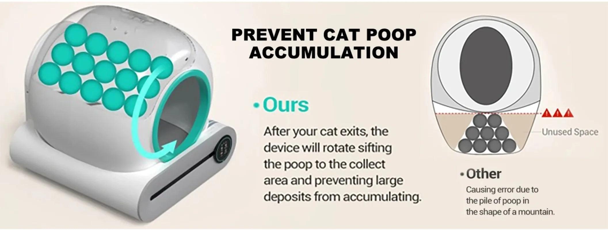 Tonepie SmartClean 65L Cat Litter Box