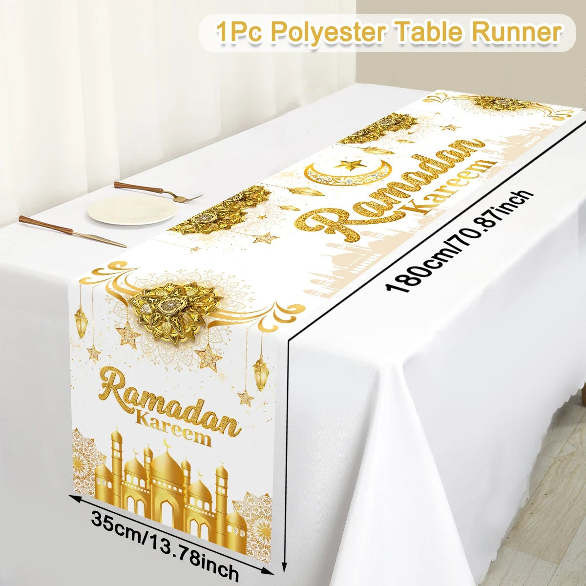 Ramadan Kareem Table Runner