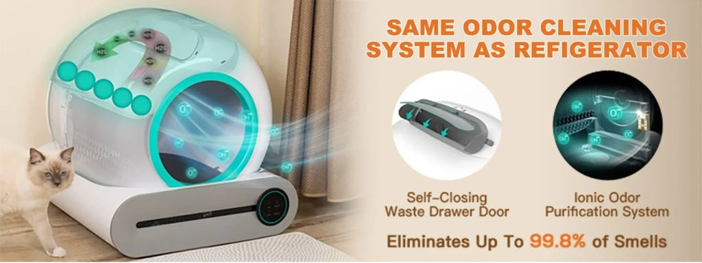 صندوق فضلات القطط تونيبي سمارت كلين سعة 65 لترًا