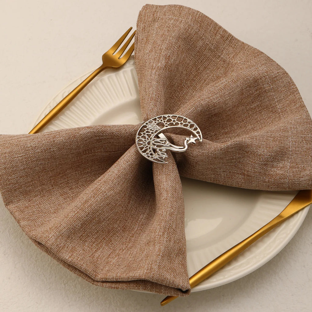 Gold Bismillah Napkin Holders