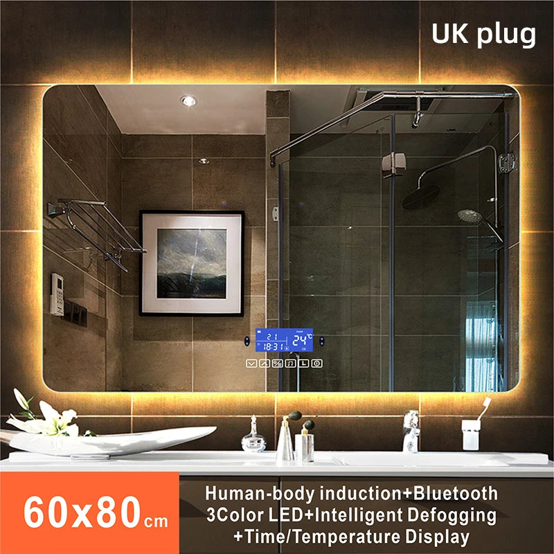 Smart Bathroom Makeup Mirror