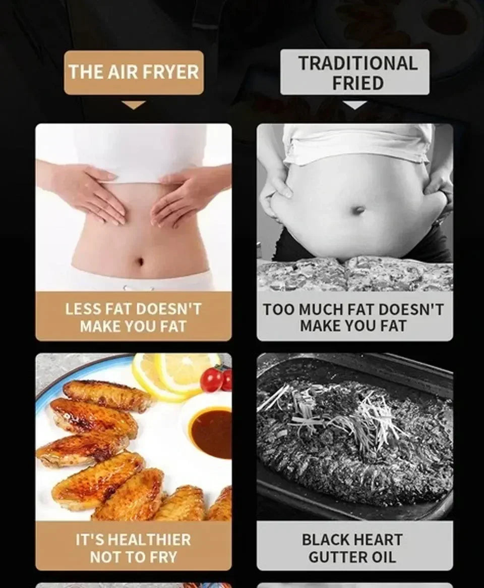 6L Air Fryer Multi-functional Intelligent Touch