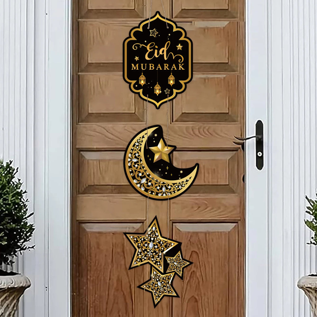 Décorations de porte pour l'Aïd Moubarak
