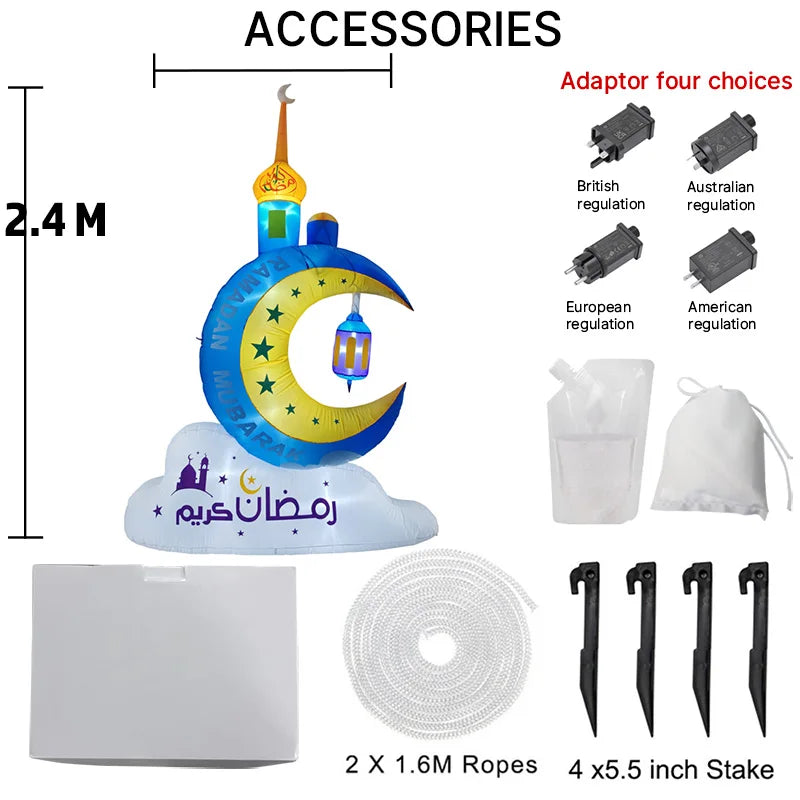 Décorations gonflables Ramadan Moubarak