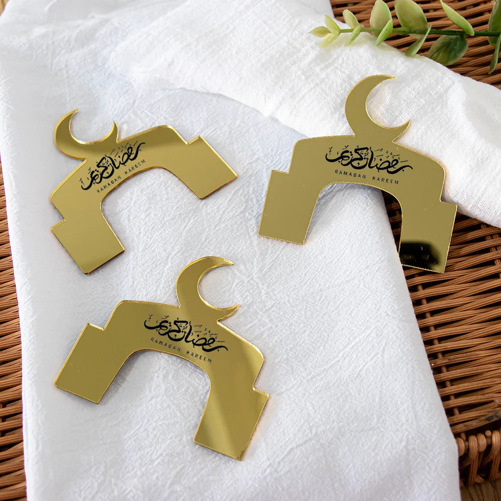 New Moon Acrylic Napkin Rings