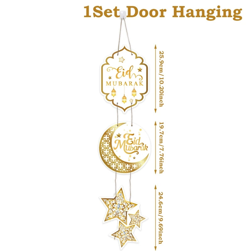 Décorations de porte pour l'Aïd Moubarak
