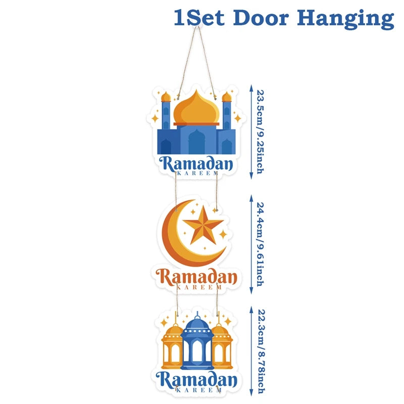 EID Mubarak Decorations Door Hanging
