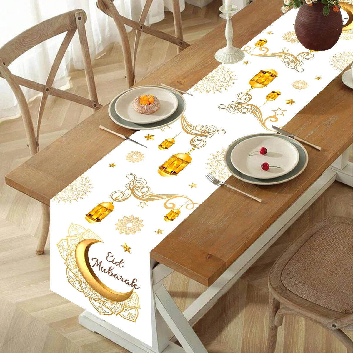 مفرش طاولة رمضان كريم