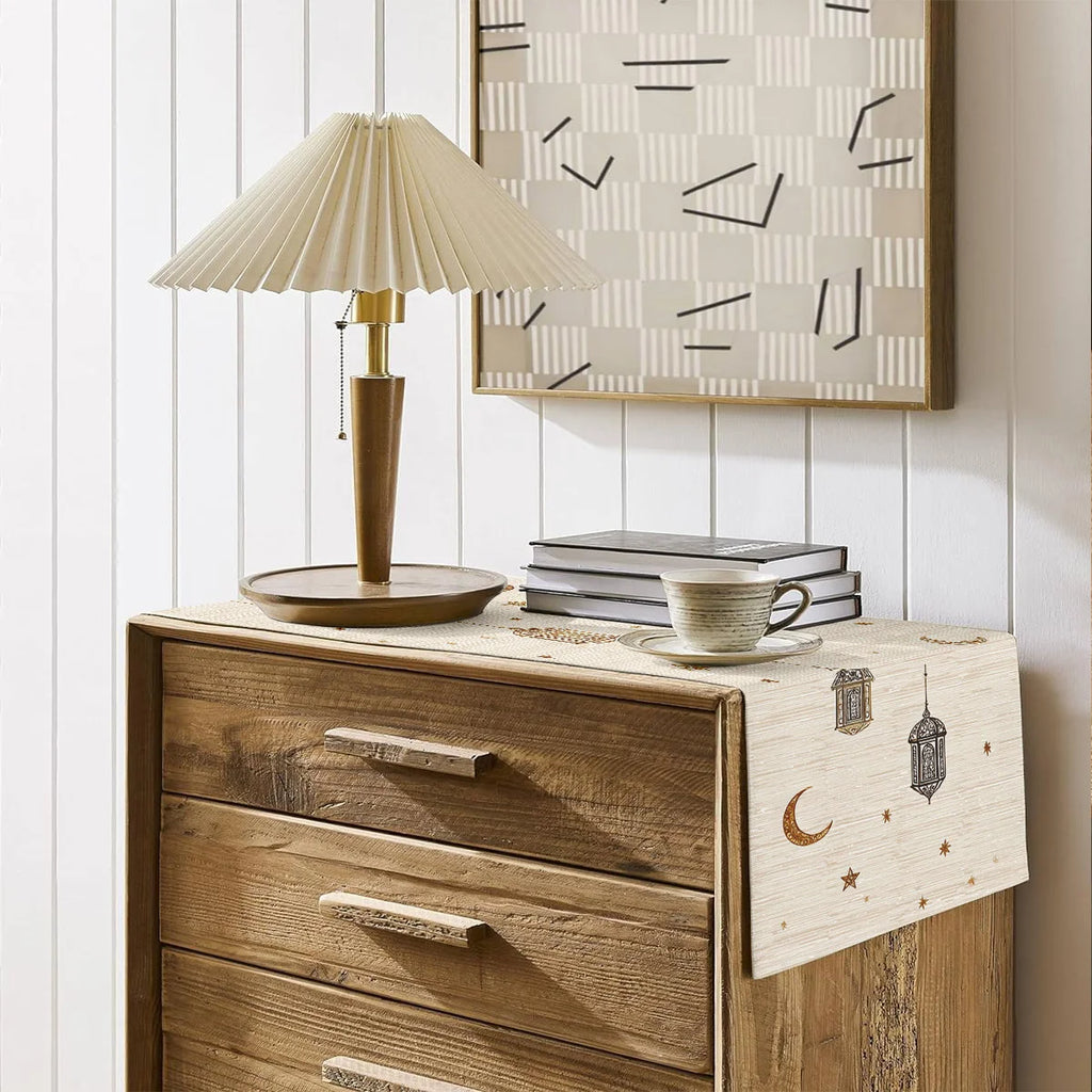 Ramadan Eid Mubarak Polyester Table Runner